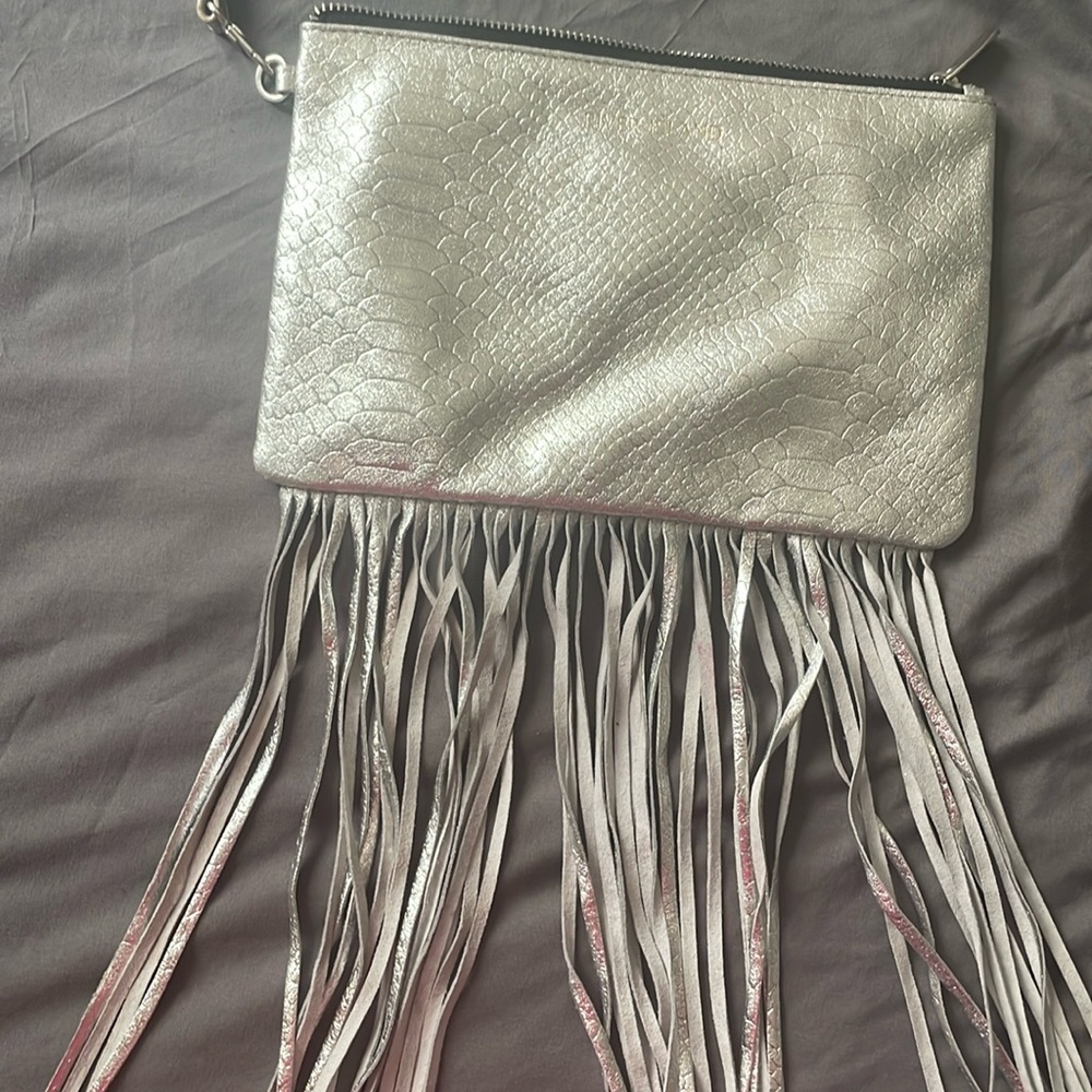 River Island silver cluth